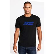 Qivi Ssparco Baskılı Siyah Örme Erkek T-shirt