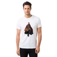 Qivi Stange Baskılı Beyaz Erkek Örme T-shirt