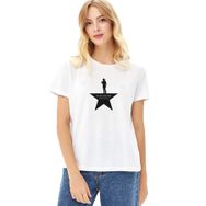 Qivi Stanger Things Harrington An American Babysitter Baskılı Beyaz Kadın Örme T-shirt