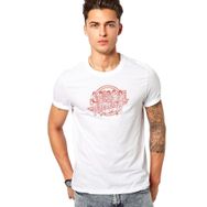 Qivi Strokes Is This It Logo Widescreen Baskılı Beyaz Erkek Örme T-shirt