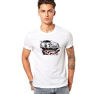 Qivi Supra Jza80 Baskılı Beyaz Erkek Örme T-shirt