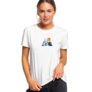 Qivi Sword Art Online Alicization War Of Baskılı Beyaz Örme Kadın T-shirt