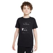 Qivi Tale Of Two Wolves Graphic Novel Baskılı Unisex Çocuk Siyah T-shirt