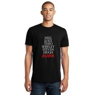 Qivi The Haunting Of Hill House Characters Name Baskılı Siyah Erkek Örme T-shirt