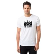 Qivi The Haunting Of Hill House Mug Baskılı Beyaz Erkek Örme T-shirt