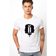 Qivi The Last Of Us Part2 2 Baskılı Beyaz Erkek Örme T-shirt