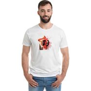 Qivi The Muppets Baskılı Beyaz Erkek Örme T-shirt