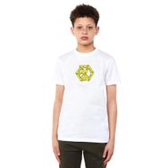 Qivi The Power Of Music Baskılı Unisex Çocuk Beyaz T-shirt