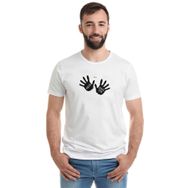 Qivi The Umbrella Academy Hello Goodbye Baskılı Beyaz Erkek Örme T-shirt