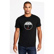 Qivi The Umbrella Academy Logo Baskılı Siyah Erkek Örme T-shirt