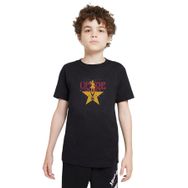 Qivi The Upside Down Baskılı Unisex Çocuk Siyah T-shirt