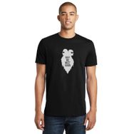 Qivi The100 May We Meet Again İki Baskılı Siyah Erkek Örme T-shirt