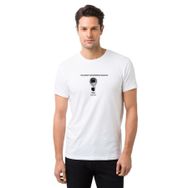 Qivi Thomas Edison Metal Rock Music Müzik Baskılı Beyaz Erkek Örme T-shirt