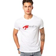 Qivi Thundercats Font Baskılı Beyaz Erkek Örme T-shirt