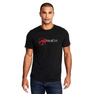 Qivi Thundercats Font Baskılı Siyah Erkek Örme T-shirt