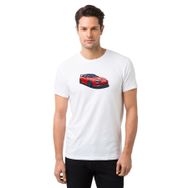 Qivi Toyota Supra Kırmızı Baskılı Beyaz Erkek Örme T-shirt