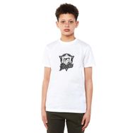 Qivi Troopers Baskılı Unisex Çocuk Beyaz T-shirt