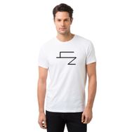 Qivi Türk Boyları Bugduz Baskılı Beyaz Erkek Örme T-shirt