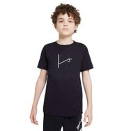 Qivi Türk Boyları Yiva Iva Baskılı Unisex Çocuk Siyah T-shirt