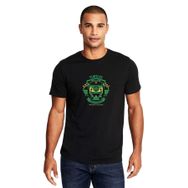 Qivi Turtles Baskılı Siyah Erkek Örme T-shirt