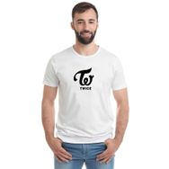 Qivi Twice Logo Twıce Logo Unıversal Baskılı Siyah Erkek Örme T-shirt