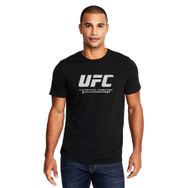 Qivi Ultimate Fighting Championship Baskılı Siyah Erkek Örme T-shirt