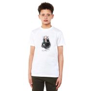 Qivi Ulu Önder Mustafa Kemal Atatürk Baskılı Unisex Çocuk Beyaz T-shirt
