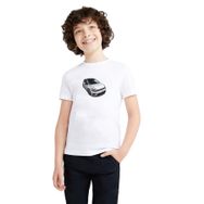 Qivi Vw Golf Rı Baskılı Unisex Çocuk Beyaz T-shirt