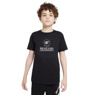 Qivi Watain Black Metal Militia Baskılı Unisex Çocuk Siyah T-shirt