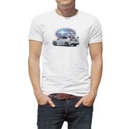 Qivi Wrx Baskılı Beyaz Erkek Örme T-shirt
