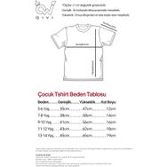 Qivi Yellow White Retro Scooter Baskılı Unisex Çocuk Beyaz T-shirt