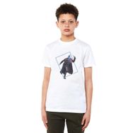 Qivi Yenilmez Yondu Galaxy Baskılı Unisex Çocuk Beyaz T-shirt
