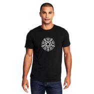 Qivi Yennefer Sign Baskılı Siyah Erkek Örme T-shirt
