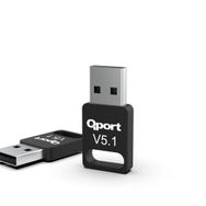 Qport Q-BLU5 Bluetooth 5.1 10 mt Mesafeli 3 Mbps Veri Aktarım Hızı Ağ Adaptörü