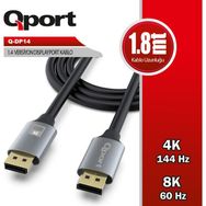 Qport Q-DP14 1.8 mt Diplayport Kablo