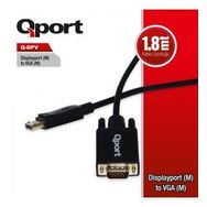 Qport Q DPV Display Port To Vga 1.8 m Çevirici Kablo
