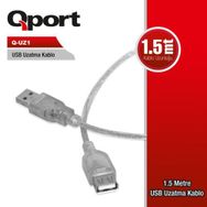 Qport Q UZ1 Usb 1.5 m Usb 2.0 Uzatma Kablo