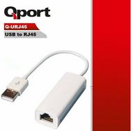 Qport USB To RJ45 Çevirici Aparat