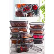 Queens Kitchen 400-670-1200 ml 12'li Saklama Takımı