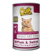 Quik 415 gr Adult Biftek ve Sebzeli Yetişkin Kedi Konservesi