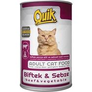 Quik 415 gr Biftek Ve Sebzeli Kedi Konservesi