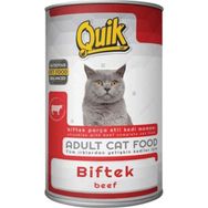 Quik 415 gr Biftekli Yetişkin Kedi Konservesi