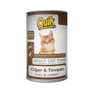 Quik Ciğer Tavşan Parça Etli 415 gr Yetişkin Yaş Kedi Konservesi