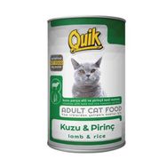 Quik Kuzu Etli Pirinçli 415 gr Kedi Konserve Maması