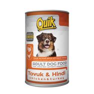 Quik Tavuklu 415 gr ve Hindili Yetişkin Köpek Konservesi