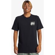 Quiksilver AQYZT09540-10010 Hurrıcane Or Hıppıe Moe Siyah Erkek T-shirt