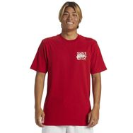 Quiksilver AQYZT09540-30051 Hurricane Or Hippie Moe Günlük Stil Kırmızı Erkek T-Shirt