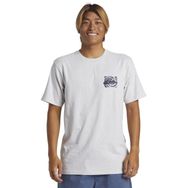 Quiksilver AQYZT09540-SCVW Hurricane Or Hippie Moe Erkek Gri Günlük Stil T-Shirt