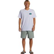 Quiksilver AQYZT09541 Stay Peaceful Moe Beyaz Erkek T-shirt