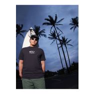 Quiksilver AQYZT09545-10010 Chrome Logo SS STN Siyah Erkek T-shirt